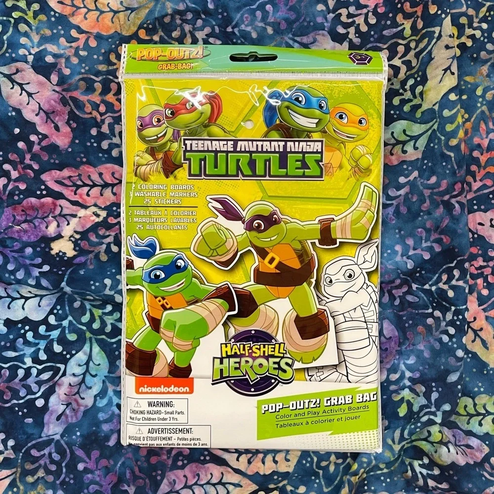 Unisex activities TMNT, Transformers, Star Wars, Care Bears, Finding Dory